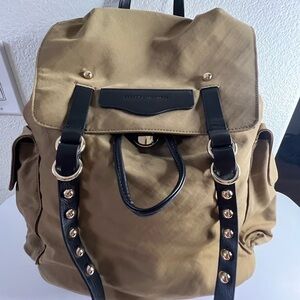 Rebecca Minkoff Tan and Black Backpack